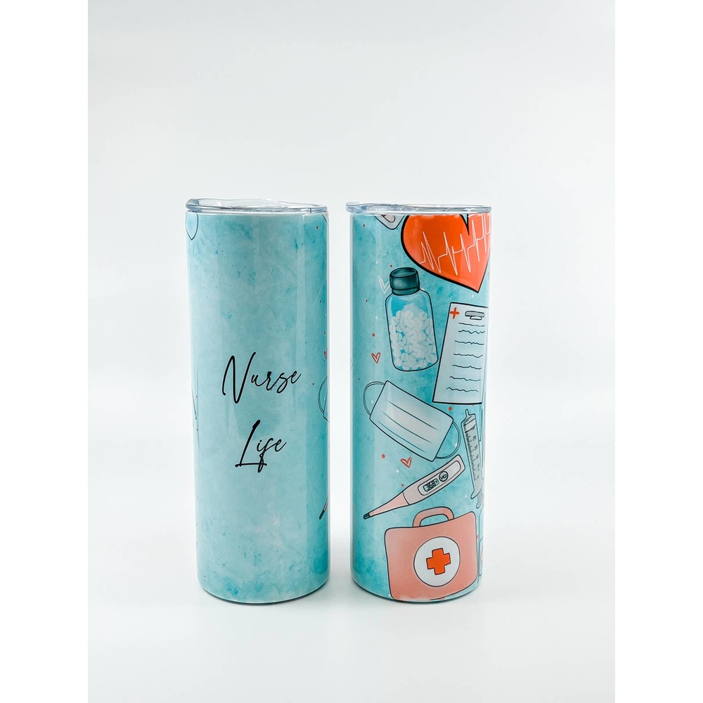 Nurse | Healthcare | Personalized 20 Oz Stainless Steel Tumbler